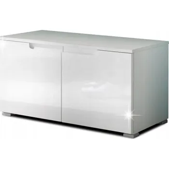 Botník Kondela 80 x 43 x 40 cm bílý