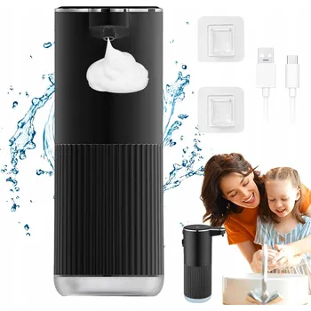 Dávkovač mýdla Bezkontaktní dávkovač mýdla nástěnný Bedee 380 ml černý