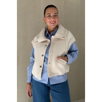 Dámská vesta Dámská vesta BEAUMONT ANNIE BM05080261 krémová Velikost: 40