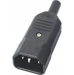 Napájecí konektor PREMIUMCORD 230V pro kabel (vidlice, IEC C14) cs220m
