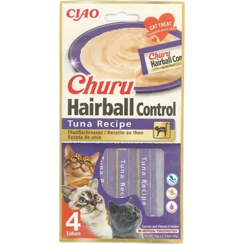 Churu Cat Hairball Tuna Recipe 12x4x14g - KARTON