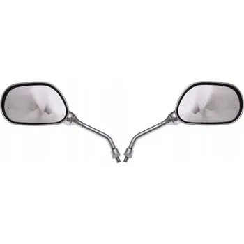 Zrcátko pro motocykl UNIVERZÁLNÍ ZPĚTNÁ ZRCÁTKA M8 CHROMOVÁ OVÁL