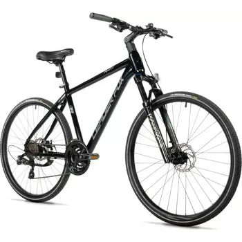 Sport Jízdní kolo Leader Fox Away pánské černá lesklá 2026