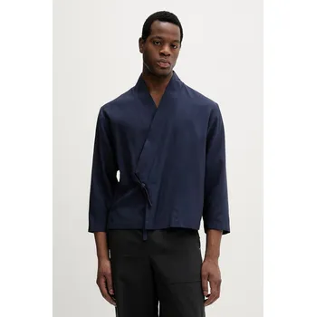 Pánské sako Kenzo sako pánské z viskózy FG55VE1409TX námořnická modř 59X, vel. M