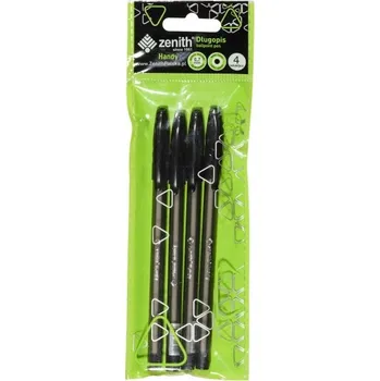 Propiska Zenith Handy 0,7 mm, 4 ks, černé