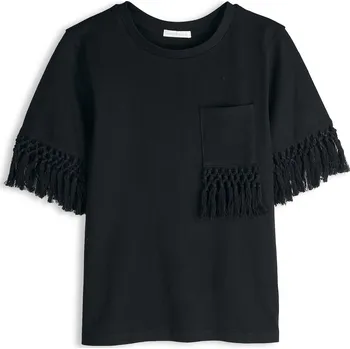 Dámské tričko GATE Bavlněné tričko s třásněmi 34 226-1240/89