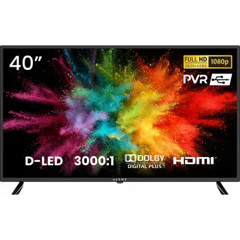 Televizor LED Televize Kiano Slim TV 40" Full HD černá