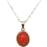 Zlatý Přívěsek s Korálem 7150188