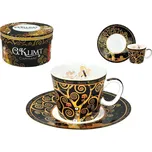 Carmani® Šálek s podšálkem na espresso 100 ml - Gustav Klimt - Strom života