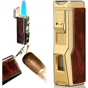 Plynový Zapalovač Zapalovač 4 Płomieniowa Napełniana