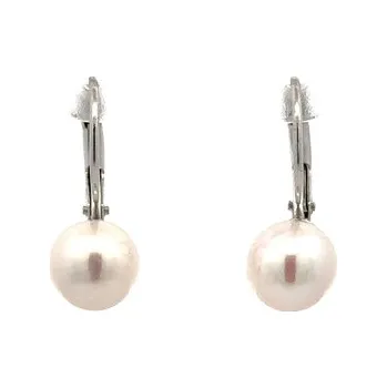 Náušnice Náušnice s Perlou z Bílého Zlata 7122713