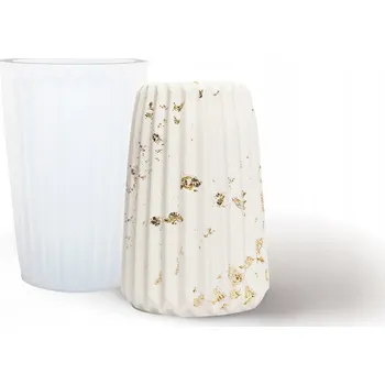 Váza Silikonová forma Váza V:15,2 cm, 10,5-7,5 cm