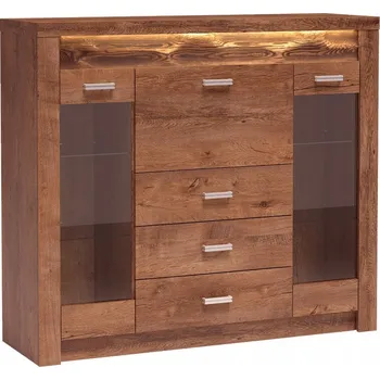 Komoda Komoda Jarstol INDIANAPOLIS 137 x 42 x 122 cm, matný jasan