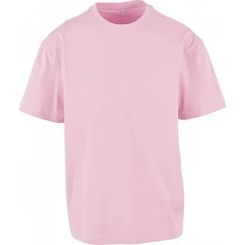 Pánské tričko Build Your Brand Bavlněné oversize triko Loose 200 g/m Barva: růžová měkká, Velikost: XXS BY308
