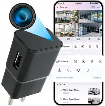 Mini kamera Spreest BC027 WiFi v zásuvce s dálkovým náhledem