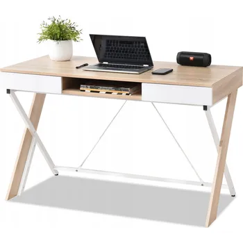 Obdélníkový psací stůl Mebel-Partner 120 x 60 x 75,5 cm dub sonoma