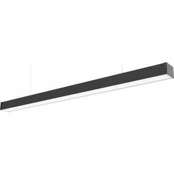 Závěsné LED svítidlo LEDLine 20 W, 60 cm, černé, 4000 K, 2600 lm