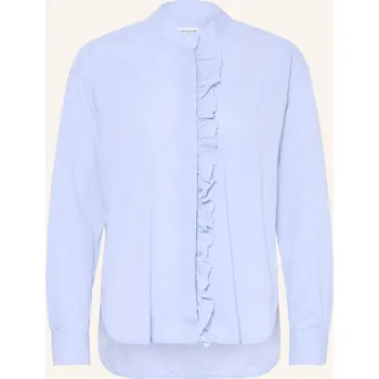 Dámská halenka Rossana Diva Dámská Blůza S Volánky, tmavě modrá, 48