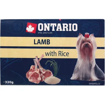 Krmivo pro psa Mokré krmivo pro psy Ontario 320g jehněčí se zeleninou