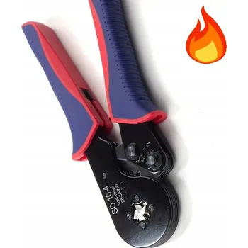 Bezpečnostní kamera KLÍŠTĚ NA LISOVÁNÍ 0,08-16MM2 KABELOVÝCH DUTINEK PRO ZACISKANIA