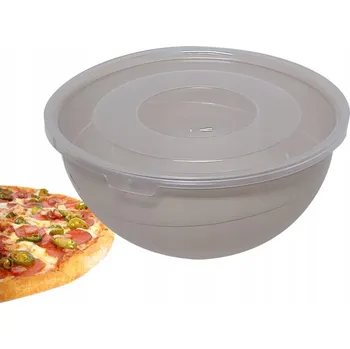 Kuchyňská plastová mísa s víkem 3L latte