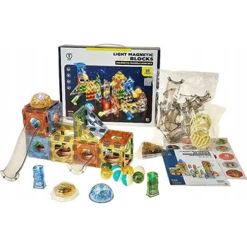 ostatní stavebnice STAVEBNICE 69 dílků ADAR pro děti LED SVÍTÍCÍ