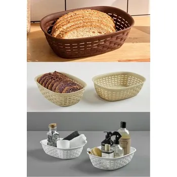 Obraz Univerzální koš plast hnědý