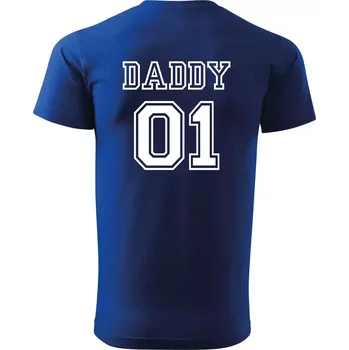 Pánské tričko Family Team-táta - Triko extra velké (5-8XL) - 7XL ( Královská modrá )