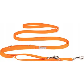 Vodítko pro psa Amiplay Oboustranné Vodítko 8v1 Samba L Oranžové