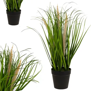 umělá květina TRÁVA V KVĚTINÁČI UMĚLÁ ROSTLINA UMĚLÉ KVĚTY