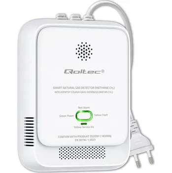 Zabezpečovací technika Certifikovaný Detektor plynu CH4 85dB LED EN50194-1, senzor s životností 5 let