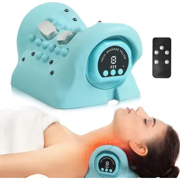 Masážní přístroj MASÁŽNÍ PŘÍSTROJ SHIATSU POLŠTÁŘ NA ZADNÍ STRANU KRKU TĚLA EMS SE 3 REŽIMY