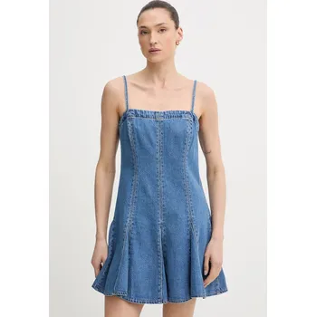 Dámské šaty Levi's letní šaty džínové DENIM GODET 005NY modrá 55J, vel. XS