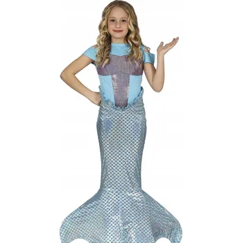 Karnevalový kostým KOSTÝM MOŘSKÁ PANNA PRO DĚTI PODMOŘSKÝ SVĚT PLES KARNEVAL M 122 - 130
