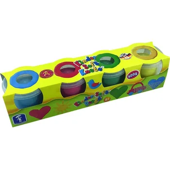 plyšák Měkká tvrdnoucí modelína KSK 4 ks