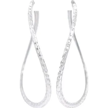 Náušnice Kruhové Náušnice z Bílého Zlata 7121707