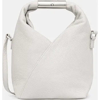 Kabelka MM6 Maison Margiela ženské kožené SB6WD0042.P7255.T8059 šedá 09X, vel. ONE SIZE