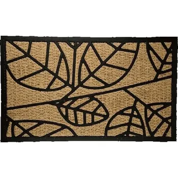 Rohožka Kokosová rohožka před dveře s gumovou podložkou 45x75 cm