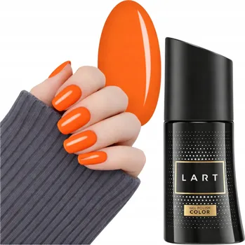 Lak na nehty Hybridní lak na nehty LART 8ml Ginger 603 Manikúra Oranžová