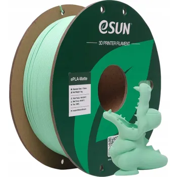 3D tisk ESun PLA filament Matte mátově zelený 1.75mm/1kg