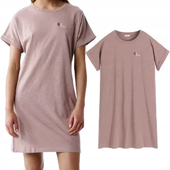 Dámská noční košile KOŠILE NOČNÍ NLD002 ATLANTIC RŮŽOVÁ/M