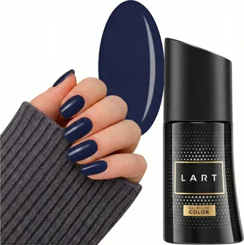 Lak na nehty Hybridní lak na nehty LART 8ml NAVY 304 Manikúra Tmavě modrá BEZ TPO