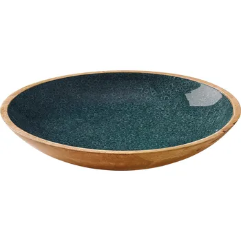 Zassenhaus MINERAL COAL Mísa na potraviny Ø 35 cm/6 cm mangové dřevo