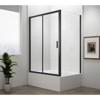 POLYSAN DEEP BLACK obdélníkový sprchový kout 1200x750mm L/P varianta, čiré sklo (MD1216B-01)