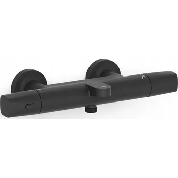 Vodovodní baterie Nástěnná vanová baterie Tres Over-Wall černá