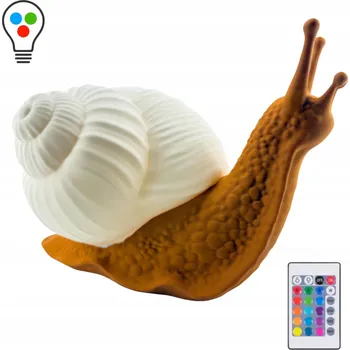 Lampička Stolní lampa 3D Forge hnědá 0,7 W