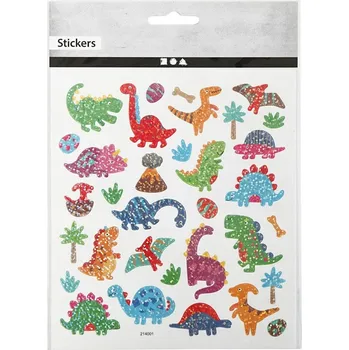 samolepka CREATIV: Holografické SAMOLEPKY - Dinosauři