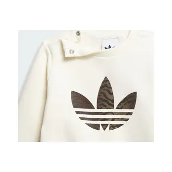 adidas Tepláková souprava KD5824 Béžová Loose Fit 18_24M