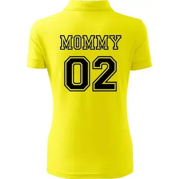 Family Team - MOMMY - Polokošile dámská Pique Polo - 2XL ( Citrónová )
