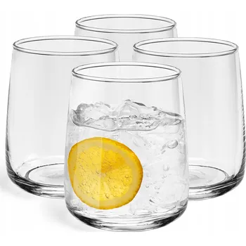 Sklenice Glasset 4 sklenice na nápoje džus Emma, kusů , POLSKÝ PRODUKT